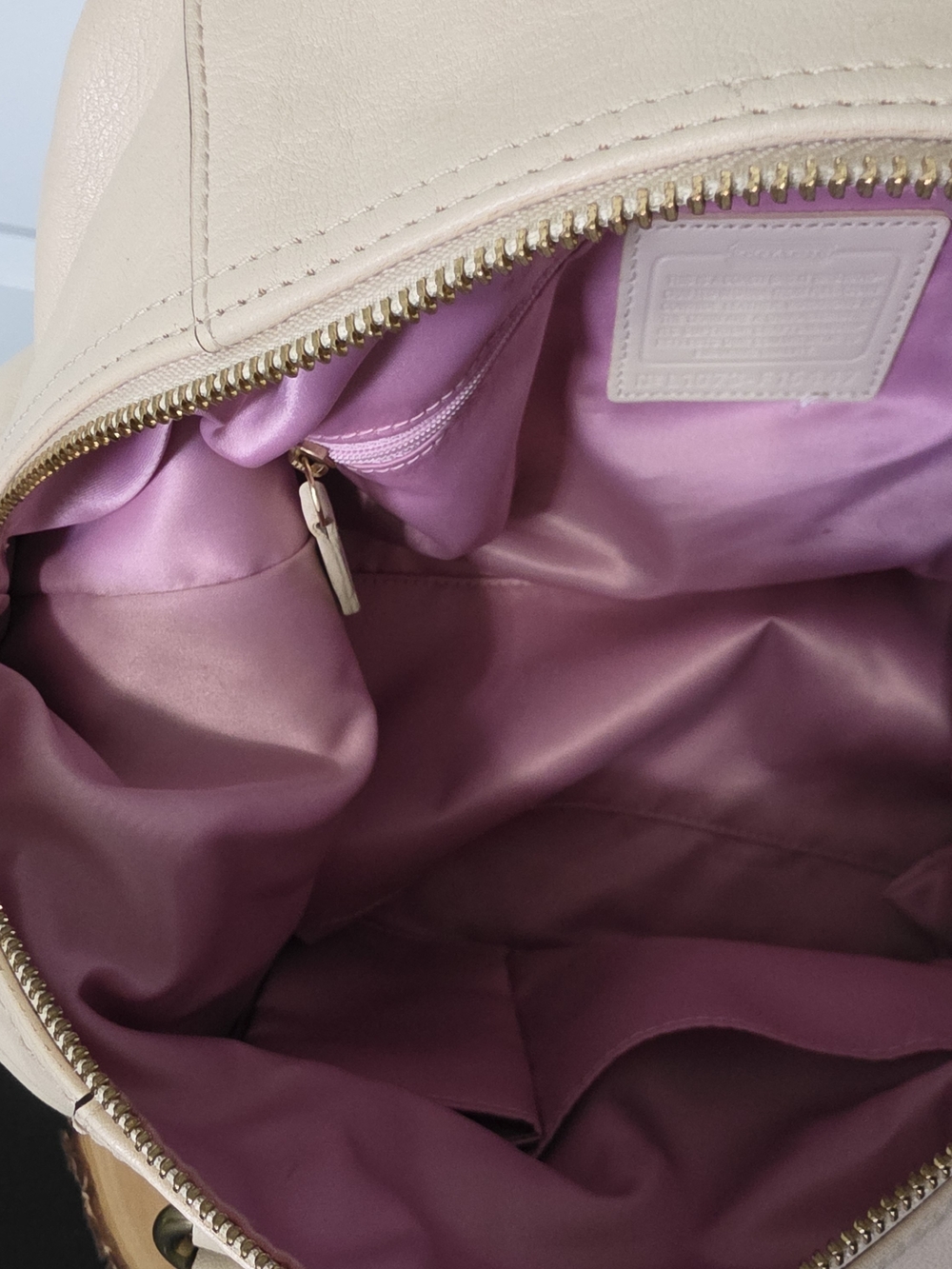 Coach Ashley Large Leather Satchel Handbag - Picture 12 of 16